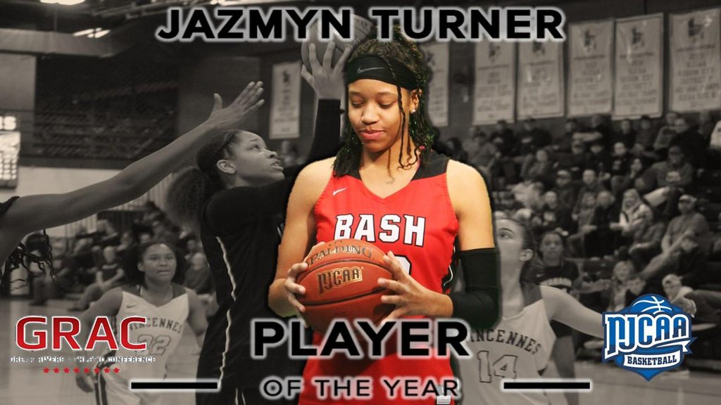 WabashValleyWbb's tweet photo. Lady Warrior, Jazmyn Turner, was named both the NJCAA Region XXIV and the GRAC Conference Player of the Year! #WarriorWay #TheBash https://t.co/nhOMwtkP9f
