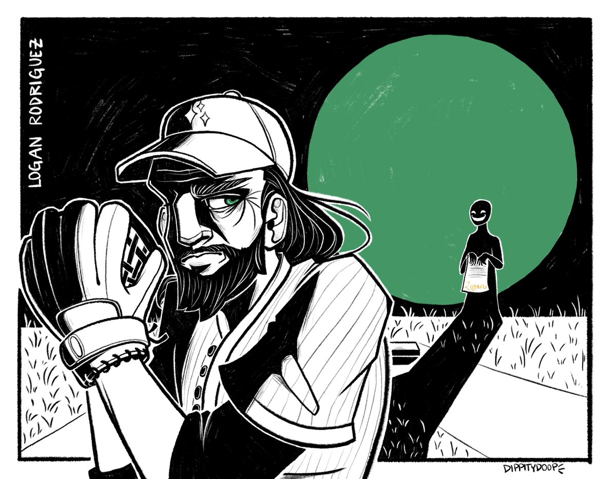 ✨L O G A N ✨

#blaseball for @aubeltim, based on his awesome short fics on Logan Rodriguez!! Thank you so much for commissioning me :D