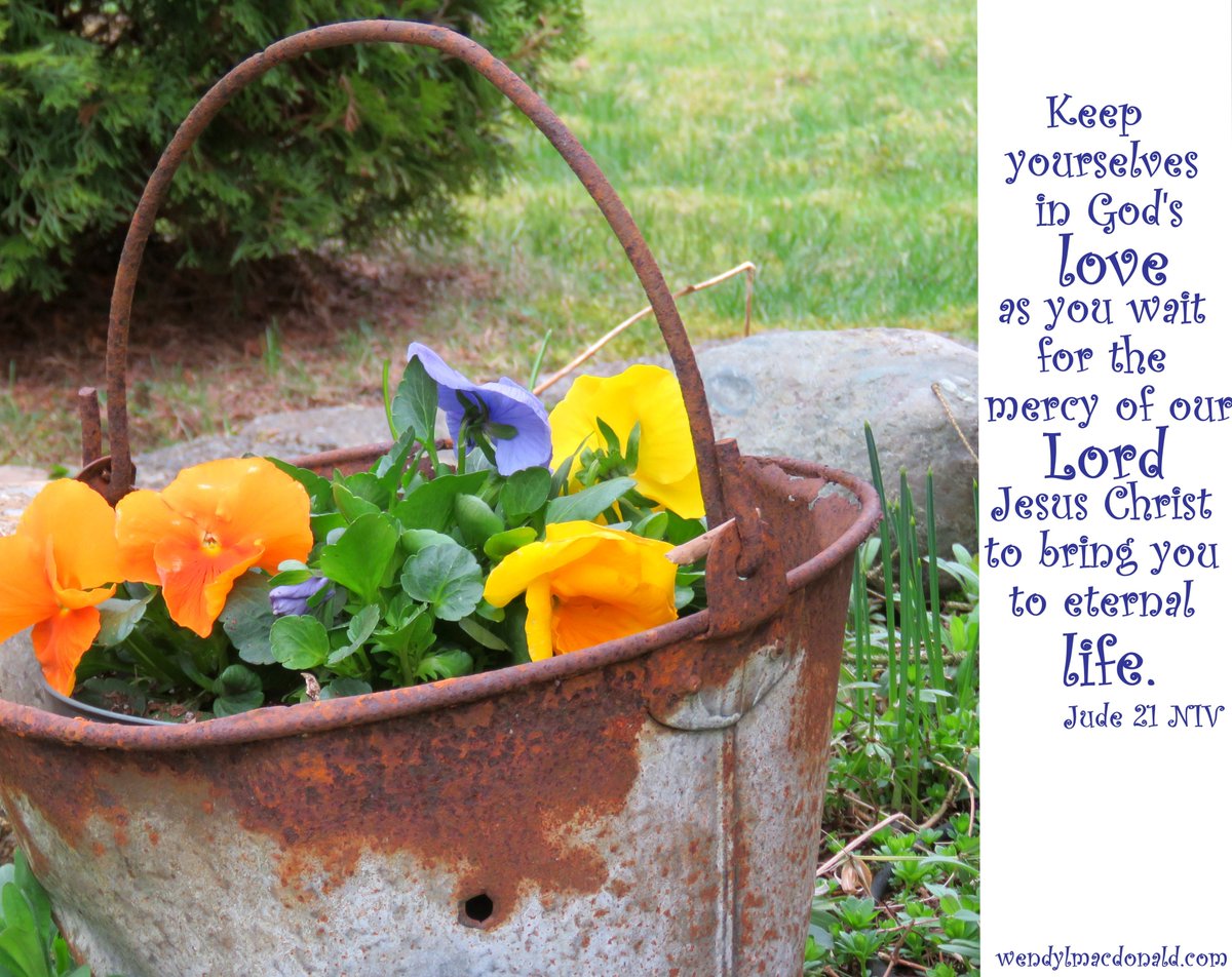 wendylmacdonald's tweet photo. Heaven is our forever home
&amp; we're just passing through
so we won't let our roots grow deep
since that's not wise to do
~
Heaven is our forever home
&amp; we're longing for the day
when Jesus Christ comes on a cloud
to take His bride away.
~ wlm #poetry #faith https://t.co/fSN4SMwlgq
