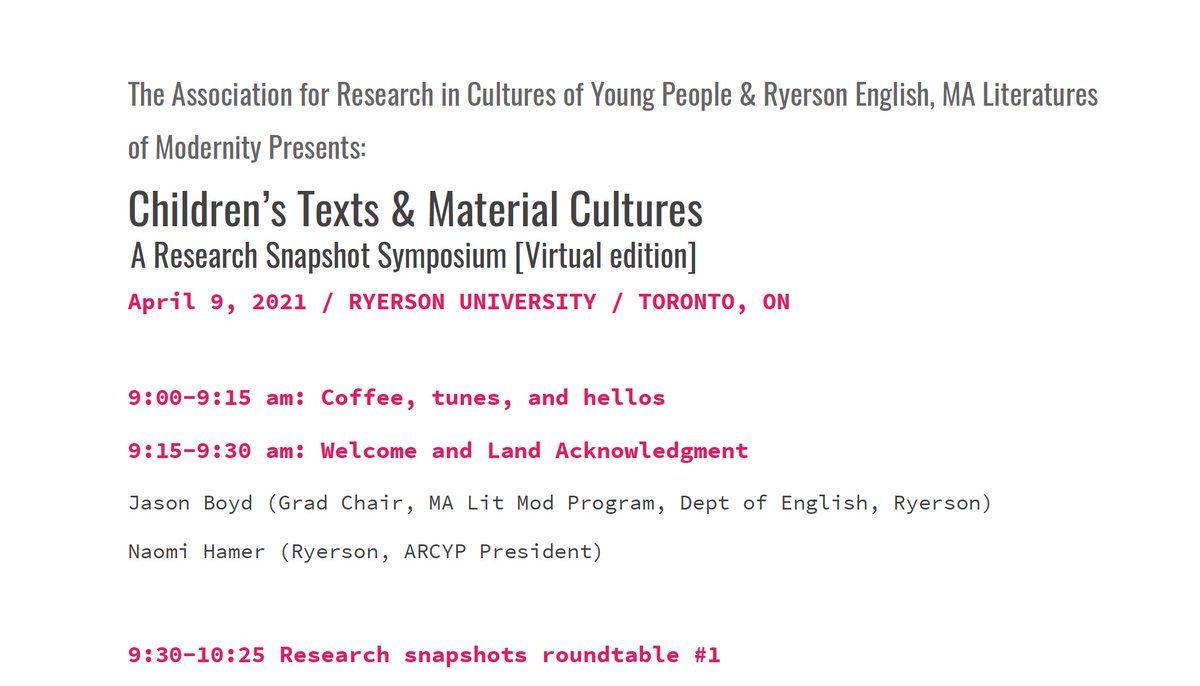 TinaBelinda's tweet photo. Excited to present at the @ARCYP1 virtual symposium this Friday! Such a fantastic group of scholars. I miss these folks! #youthstudies #childhoodstudies #arcyp #youthculture #mediaculture #girlstudies #girlsstudies https://t.co/rmb5KZRgn4