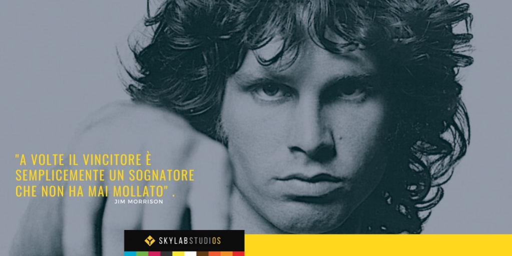 "A volte il vincitore è semplicemente un sognatore che non ha mai mollato".

Jim Morrison

#skylabstudios #jimmorrison #citazioni #dreamer #nevergiveup