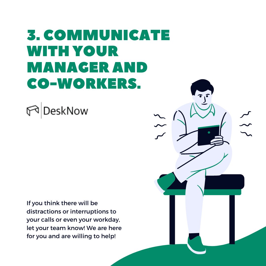 How to work from home (with kids)
Tip 3: Communicate with your manager and
co-workers. If you think there will be distractions or interruptions to your calls or even your workday, let your team know! We are here for you and are willing to help!

#workfromhome #covid #Motivation