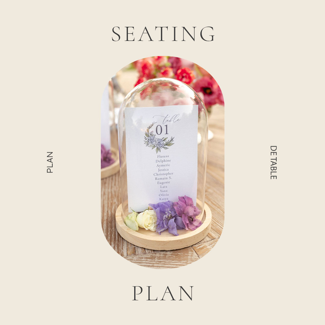 Pourquoi faire un plan de table ?
Tout simplement pour guider vos invités et éviter le désordre.
Quelque soit l’événement, le plan de table est la meilleure façon d’accompagner vos invités vers leur place et contribue à les accueillir en toute sérénité.
Ici, une jo