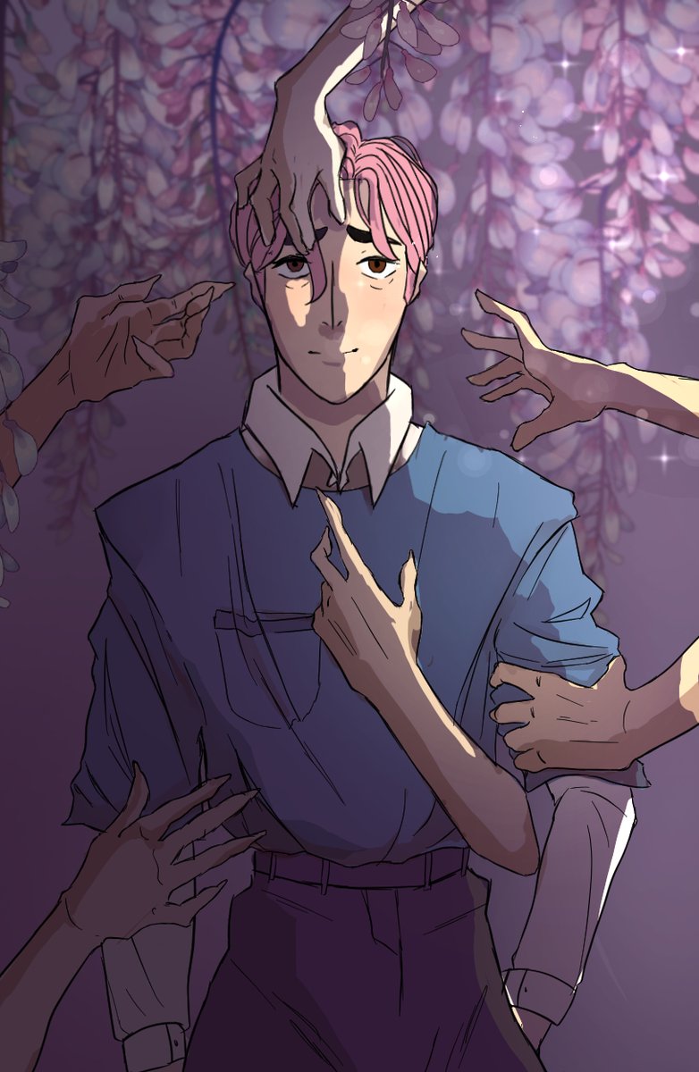 Amnesia35167250's tweet photo. And finally our last but honestly my favorite character, Kai. Short for Kaiser Lang.
#pinkboi #characterdesign #webtoon #canvas https://t.co/ii59AbfNYG
