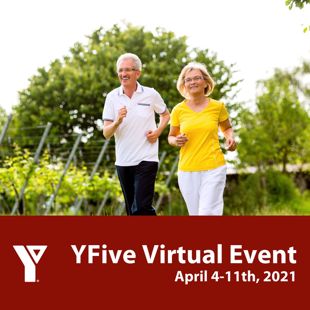 YMCAofNL's tweet photo. The YFive Virtual Event has already kicked off, but there's still time to register &amp; participate! Walk, run, hike or bike for 5km with your bubble from April 4th – 11th!

Don't forget to use the #YFive hashtag! Learn more &amp; register now https://t.co/ycUrEUHyRL https://t.co/hhgBO9t1wR