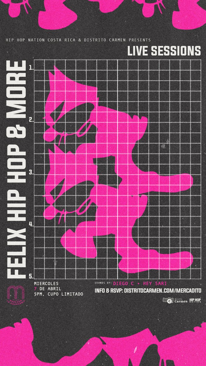 #MiércolesdeMercadito ahora es algo e inclucye HipHop!

Rerservas: distritocarmen.com/mercadito