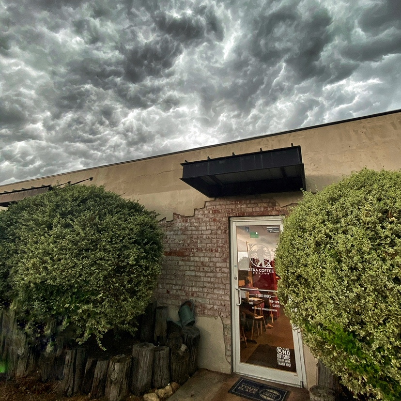 When the skies in your life are stormy, let Zera be your shelter. Come in and feel the comfort of a warm drink with friends. #coffeeshop #zeracoffee #comfortofcoffee #cozy #zeralife #coffeewithacause #shoplocal