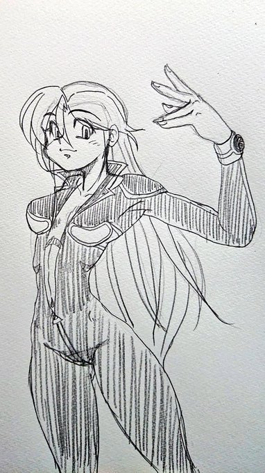 今日の夜のお絵描き 