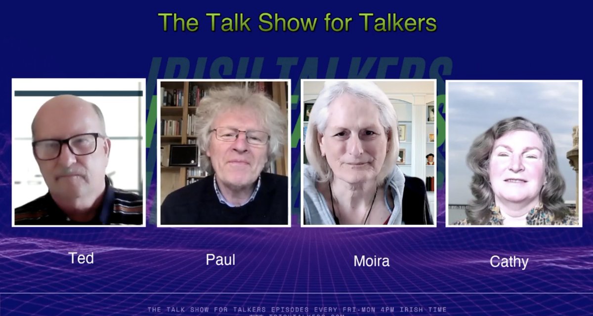SeaShell915's tweet photo. @IpsElectrifiers Great fun being on The Talk Show for Talkers, presented and produced by Ted Mellamphy, Paul O’Mahony and Moira O’Brien. Programme 37 of season 7. Listen to the podcast https://t.co/QzVeV0pwOq. Also in glorious technicolour at https://t.co/GF4eqlaU7d https://t.co/GzGnT4KTZ9