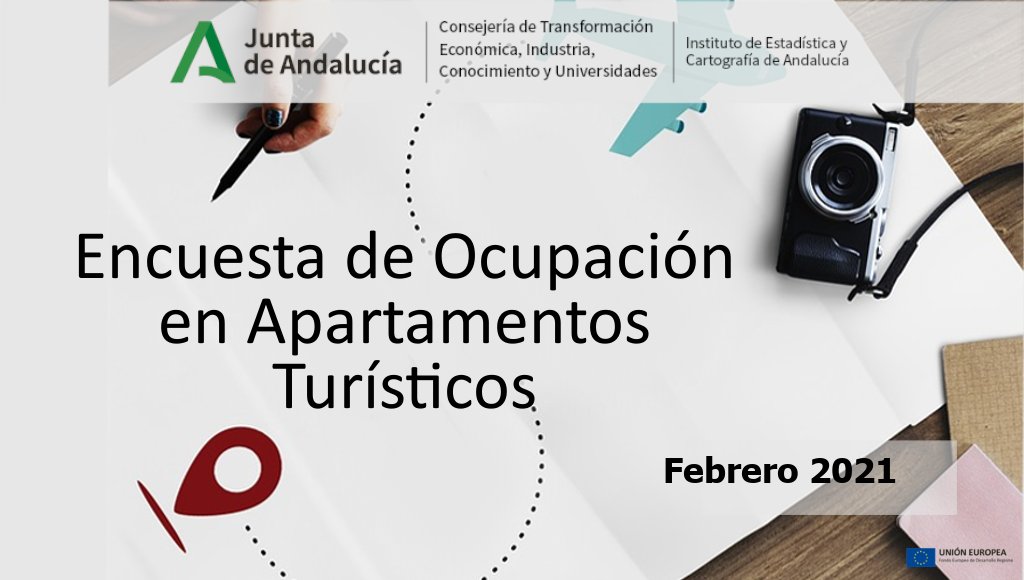 IECA_Andalucia's tweet photo. 🔑¿Cómo fue la ocupación en los #apartamentos turísticos andaluces en febrero de 2021?
Hoy hemos publicado los datos de Encuesta de Ocupación en #Apartamentos Turísticos
https://t.co/s9nRzlXbgP #FEDER #EOAP #turismo https://t.co/LMW8Fuk2TH