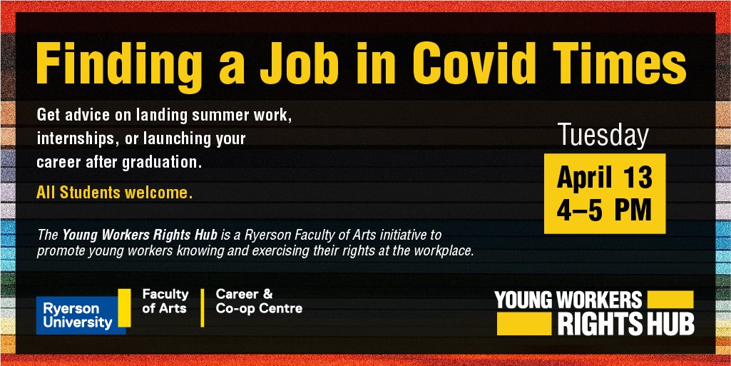 Are you looking for summer work or an internship? Getting ready to launch your career after graduating? In partnership with @RUCareerCoop, we'll identify resources and strategies for finding your next opportunity. The event is on Apr 13 at 4 PM.

Register: ow.ly/lY4V50EhKi8