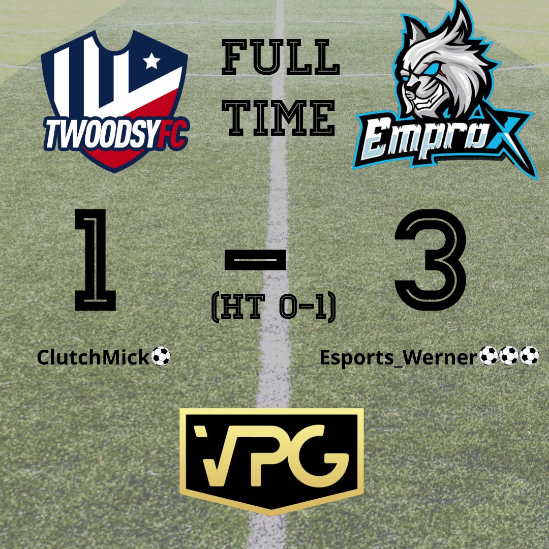 TWoodsyFC's tweet photo. Disappointing start to VPG Europe National Division 3 but the boys will be looking to bounce back 👊⚽️ https://t.co/OUa4J1onZK
