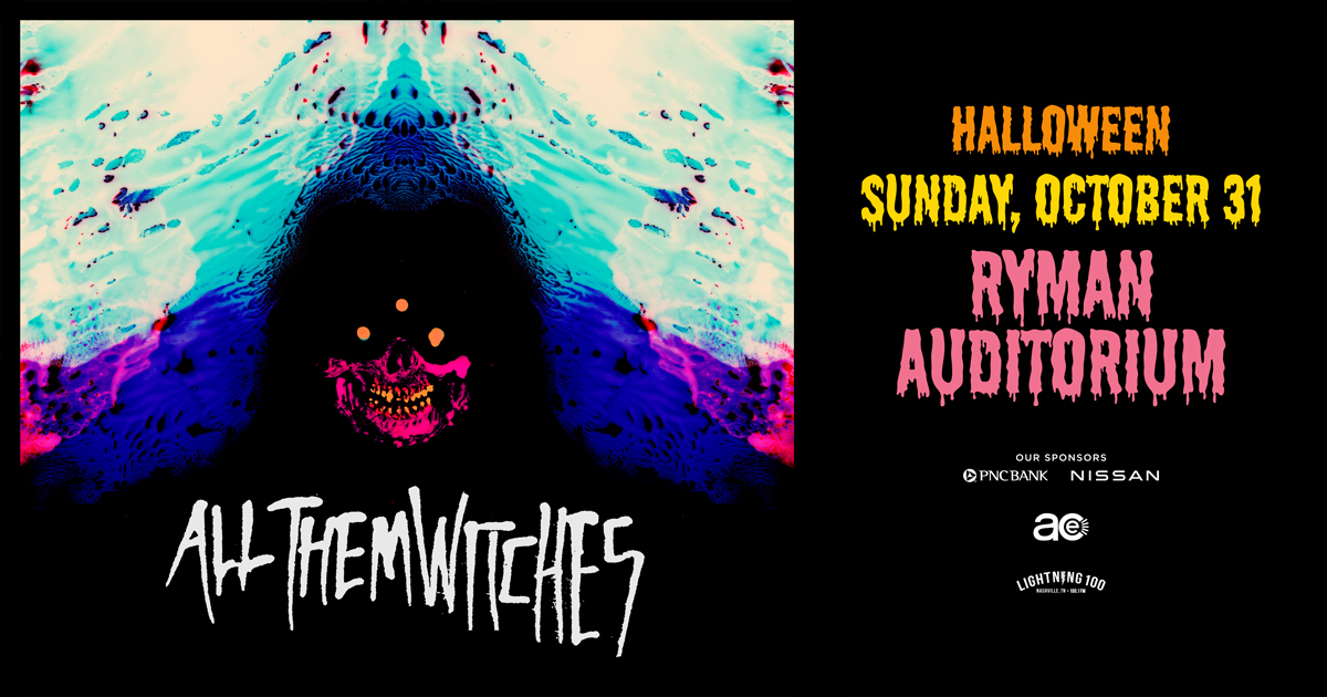 AllThemWitches's tweet photo. WE'RE BACK!
JUST ANNOUNCED: HALLOWEEN 2021 AT @theryman, NASHVILLE TN! TICKETS ON SALE FRIDAY AT 10AM CST
https://t.co/1kJk7KBibo https://t.co/2DjbqK61Cf
