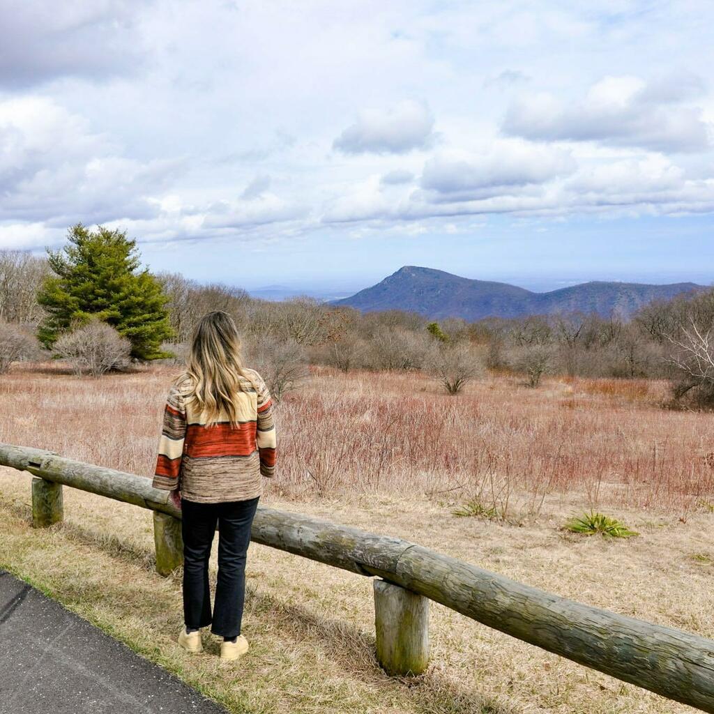 WanderingWests's tweet photo. There were so many scenic stops along Skyline Drive, but this view of Old Rag was one of my favorites. ⁠⁠
⁠⁠
I did not hike Old Rag on this trip, but it's on my bucket list. It's 9.5 miles, 2,500+ ft elevation gain. "Brutally Awesome" is my favorite … https://t.co/HkaESD9Jve https://t.co/eA6NdRM3MT