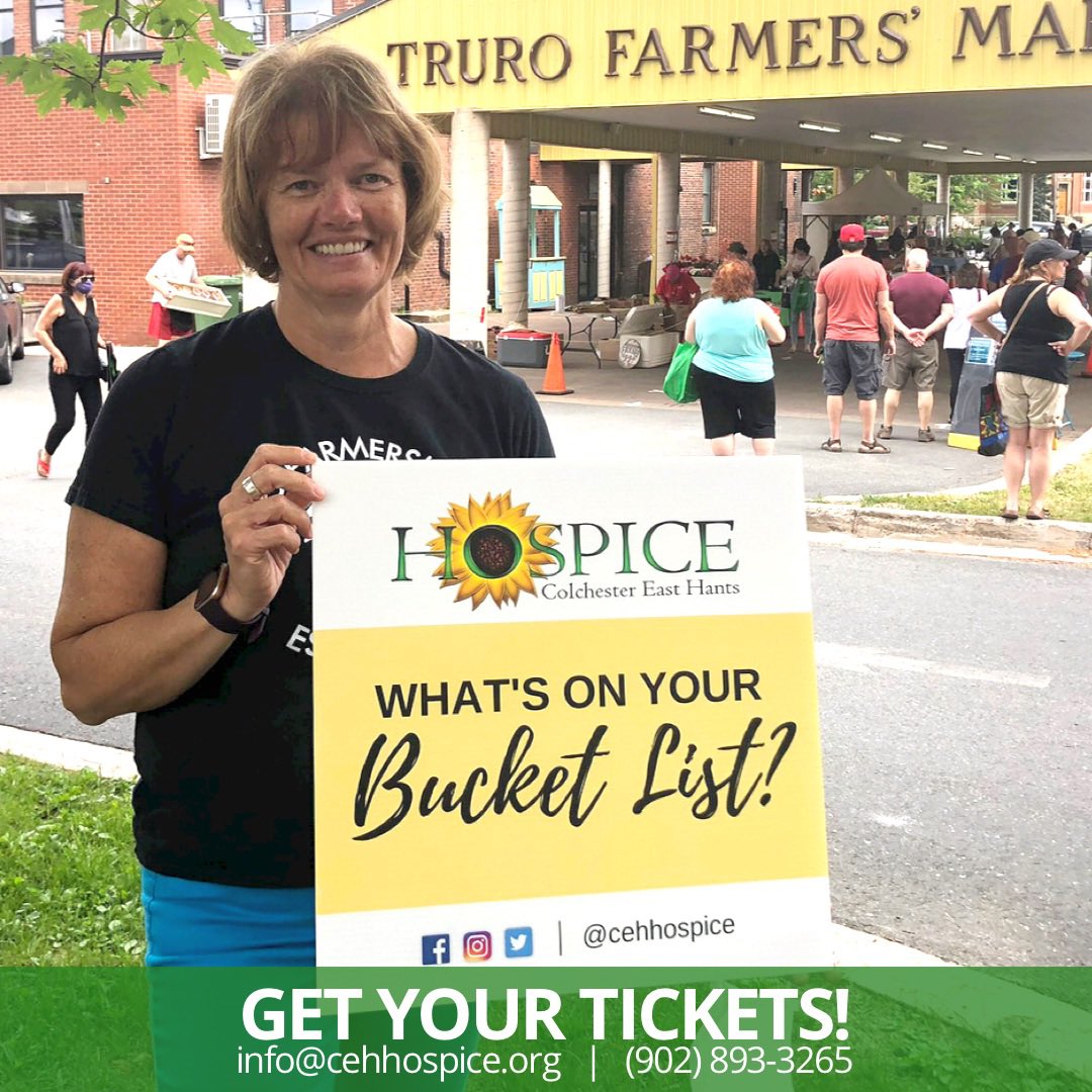 Presale of our bucket list lotto tickets for 2021-2022 has started! 💛

Just $50 each for a chance to win $1,000 every two weeks for a whole year (starting in July)! 

Only 1,000 tickets available, so get in while you can: info@cehhospice.org  (902) 893-3265.

#bucketlist