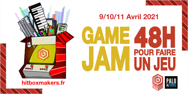 HitboxMakers's tweet photo. Développeuse, graphiste, musicienne, ou simple joueuse
Seule ou en équipe

48h pour créer un jeu !
du 9 au 11 avril

https://t.co/VMsvtwqwmd

#GameJam #JeuIndépendant #JeuIndé https://t.co/0LF7zZRmSn