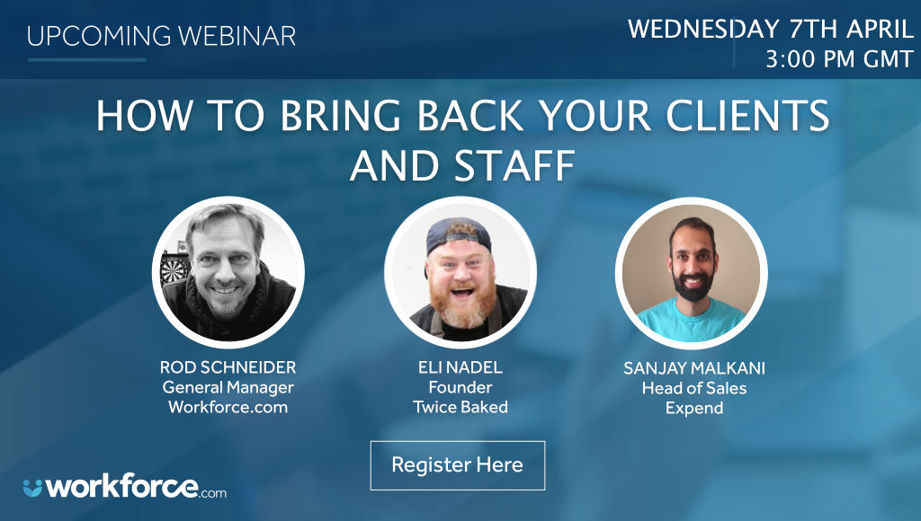 Just one day until our webinar on how to bring back staff from lockdown. Be sure to join us by registering now: bit.ly/2Pky3qf