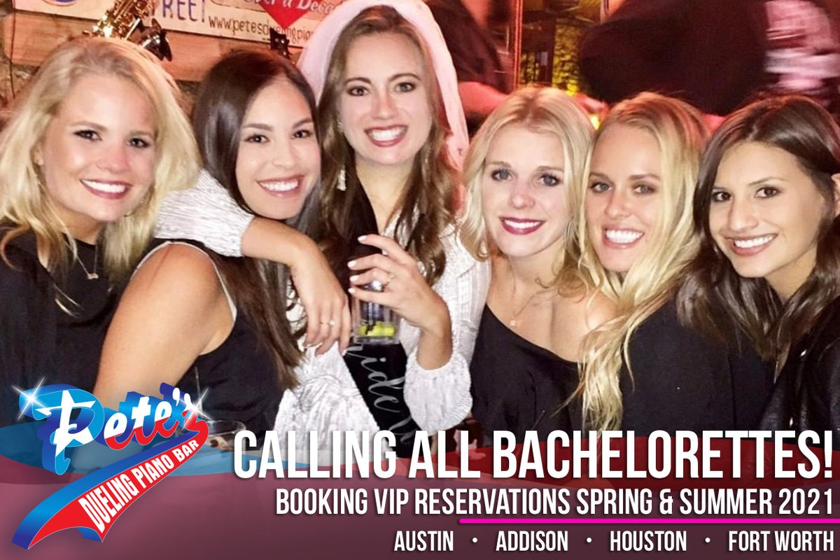 Calling all Bachelorettes! Book your VIP Table Today! #gno #bachelorette #petesaddison #cheers  #singloud