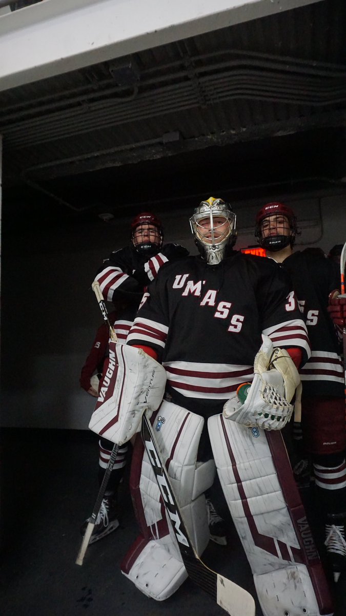UMassACHAhockey's tweet photo. @Buccigross If ya see the UMass staff, tell them we have a couple of goalies https://t.co/oGlqUE2Dj7
