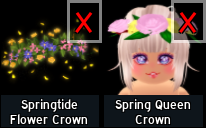 TT38832696's tweet photo. New flower Crown Hacks♡
Springtide Flower Crown+Spring Queen Crown
♡I hope you like this little Flower Crown Hacks♡
#royalehigh @RoyalHighUpdate @ImaGamerGirI @ImaGamerGirI @iiiBxbbles https://t.co/iD6Oqilcvl
