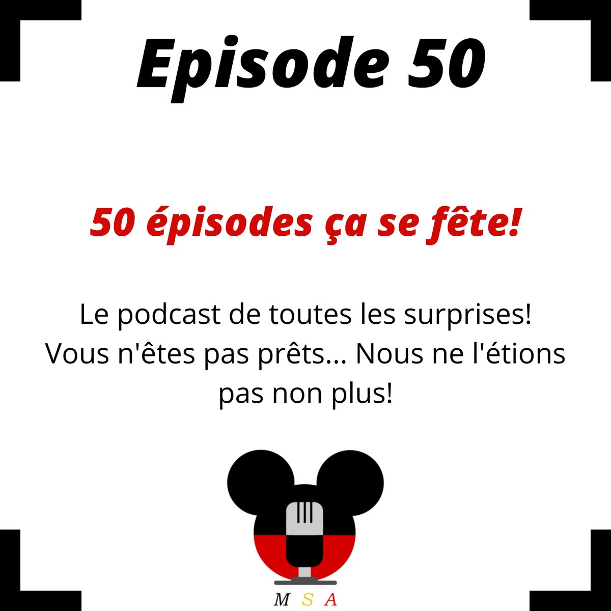 MainStreetActu's tweet photo. Pour ce cinquantième épisode, on vous réserve un tas de surprises!
Foncez l'écouter sur votre application de podcast favorite ou sur notre site web https://t.co/ubCdfDXmBE ! https://t.co/IHa5MXXu2q