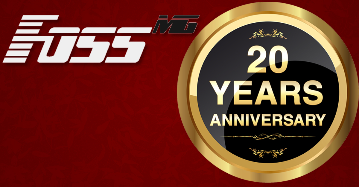 Today I am beaming with pride in announcing it is the 20th anniversary of the launch of my marketing agency, Foss Marketing Group (FOSSmg)! I want to thank my family, friends, partners, and my clients for all of the support in getting my agency to this day. Onward we go...