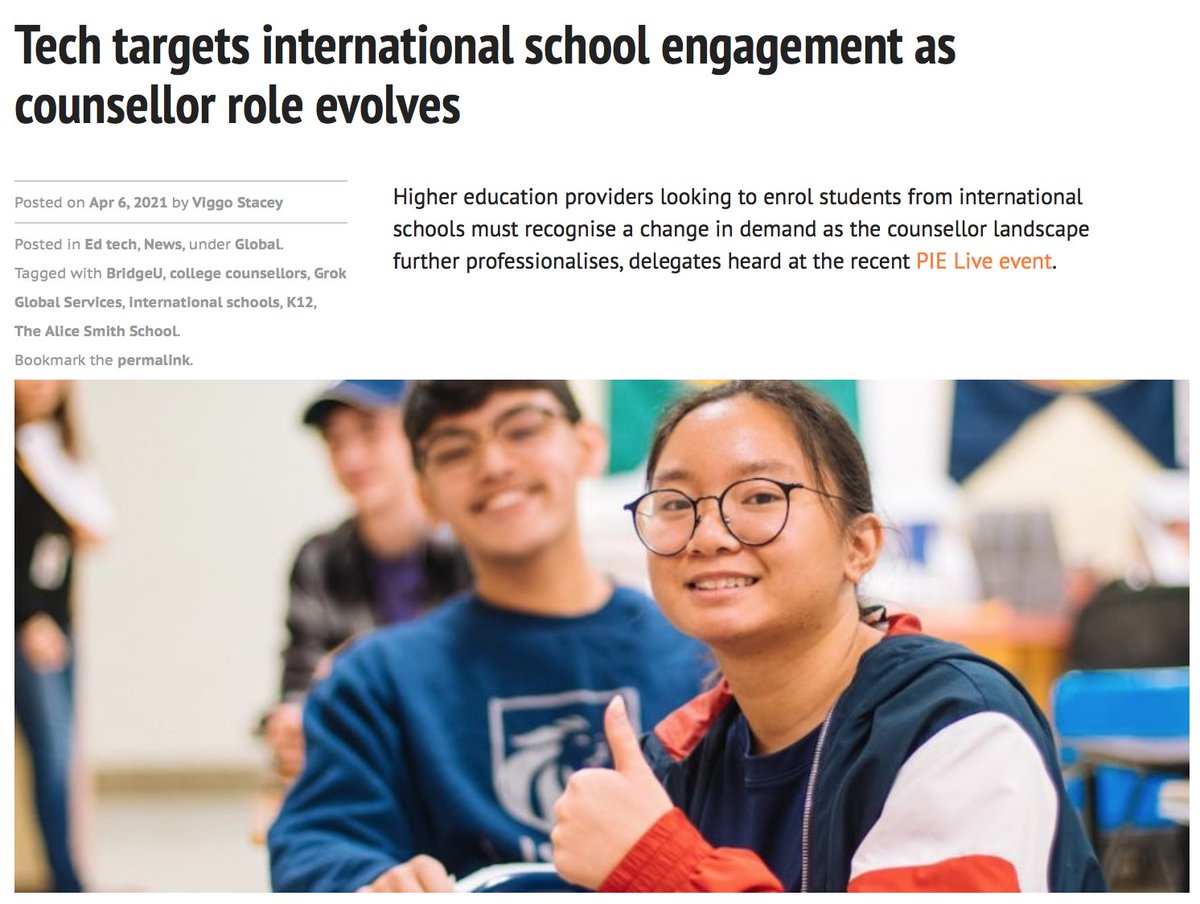 Tech targets international school engagement as counsellor role evolves

thepienews.com/news/tech-targ…

#intled <a href="/grokglobal/">Grok Global</a> <a href="/BridgeU/">BridgeU</a>