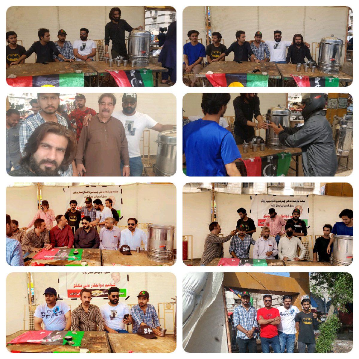 Faraz_Ps102's tweet photo. پیپلز یوتھ آرگنائزیشن پی ایس 102 کی جانب سے جناب ذوالفقار علی بھٹو کی برسی کے موقع پر ان کے ایصال ثواب کے لئے ٹھنڈے پانی اور دیگر مشروبات کا کیمپ لگایا گیا ..
 روایتی سادہ طریقے سے یہ نیکی کا عمل کر کے پیپلزپارٹی کے کارکن ہونے کا ثبوت دیا  منجانب
 جنرل سیکرٹری: محمد فراز https://t.co/L2q3lF5wG7
