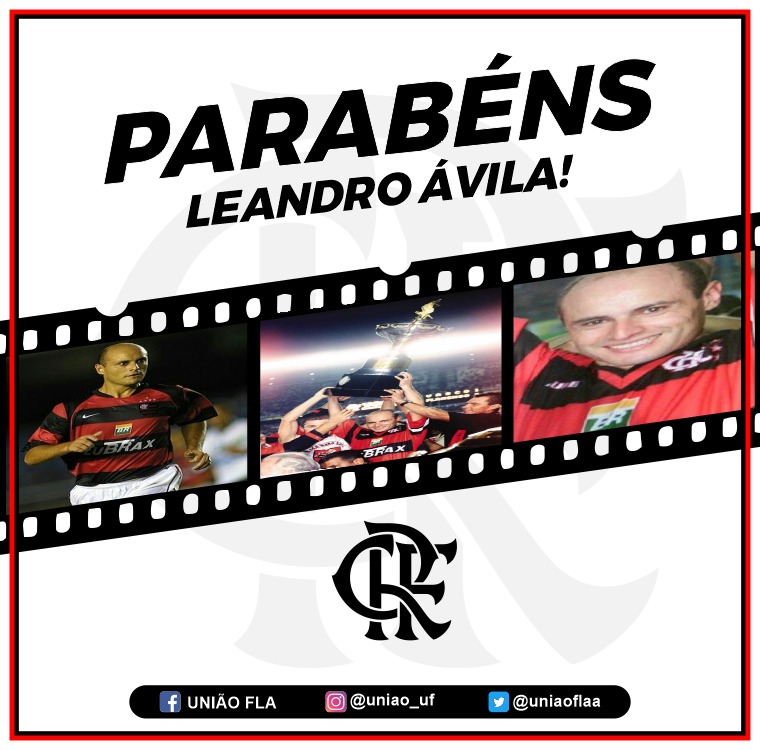 uniao_uf's tweet photo. PARABÉNS LEANDRO ÁVILA! Nosso ex volante, completa hoje 50 anos. Campeão da Copa Mercosul (1999), do Carioca (1999/2000/2001) e Copa dos Campeões (2001) com o Manto foram 156 jogos! Parabéns! Felicidades 🔴⚫🤝 #flamengo #uniaofla #uniaofeminina https://t.co/pV3VlVSlwd