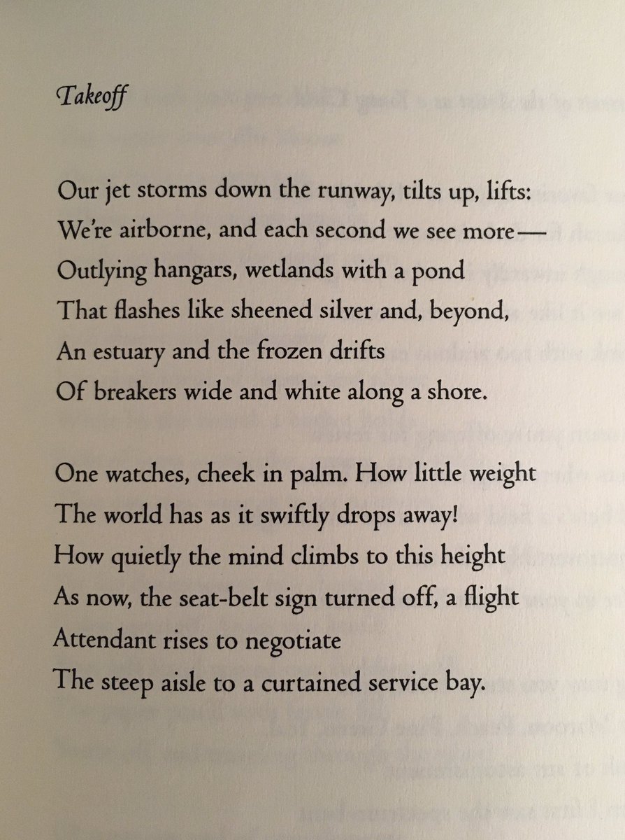 “Takeoff” by Timothy Steele6/30 fave poem a day for  #NationalPoetryMonth