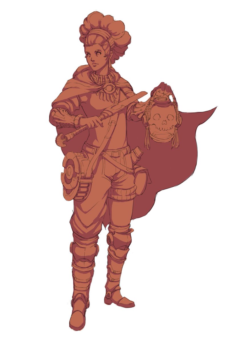 _alihusain_'s tweet photo. Meet Azrae. She is the protagonist in my turn-based #rpg, Sands of Chaos! #characterart #conceptart made by @MarkusGrim1 and #pixelart by @kkpxl! #gamedev #indiegamedev #indiegame https://t.co/C9VlomEL48
