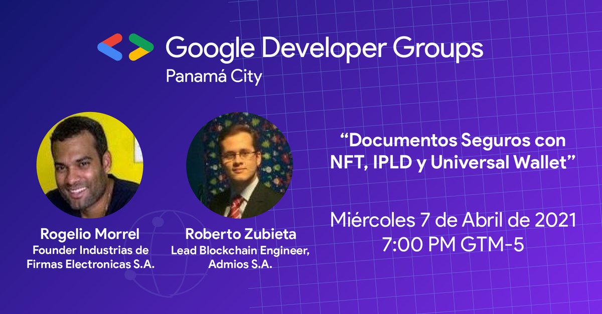 GDGPanama's tweet image. 👋 ¡Hola!, nos vemos mañana miércoles 7 desde las 7:00 P.M. GTM-5
Ven y conoce con nosotros acerca de Blockchain y NFT.
🔵 Inscríbete en: gdg.community.dev/e/mwysjg/