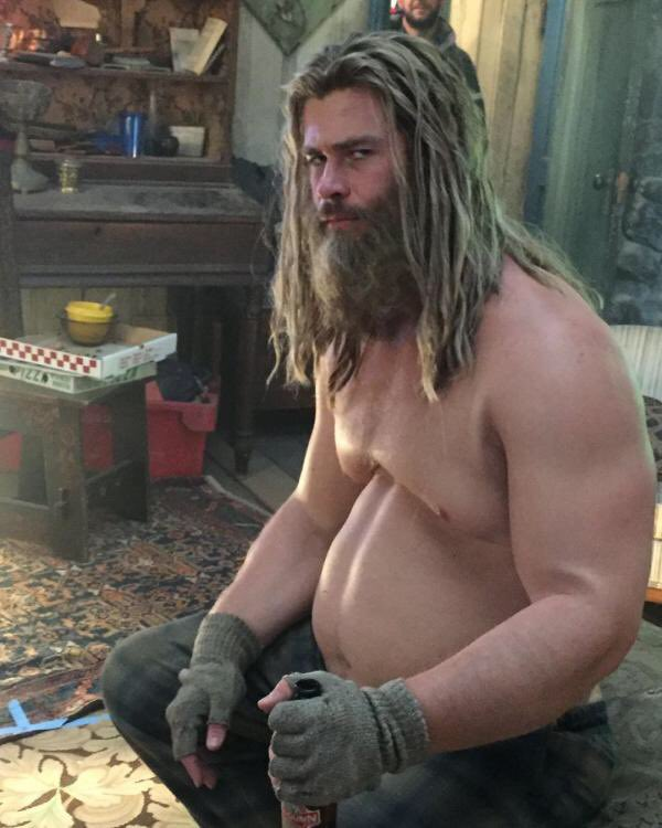 screentime's tweet photo. Chris Hemsworth says he's the 'fittest and strongest' he's been for a Thor film 💪

Gonna miss Thicc Thor https://t.co/RsKgLgZKVO