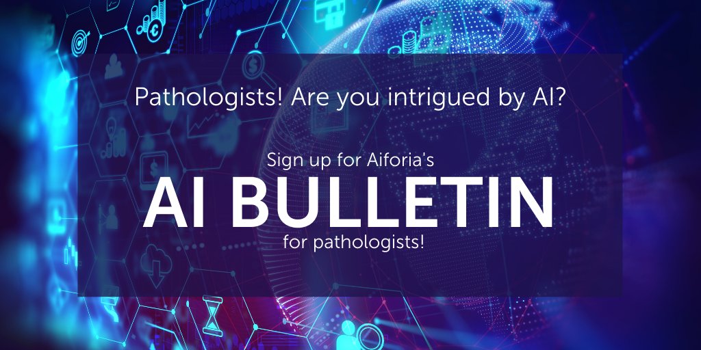 aiforia_tech's tweet photo. Interested in AI and how it's changing the world of pathology? Sign up for our AI Bulletin and we'll share with you all that our experts know. Biweekly emails with guides, articles, and case studies: https://t.co/W7LJ6VAQKV https://t.co/t7yAU7DqkX