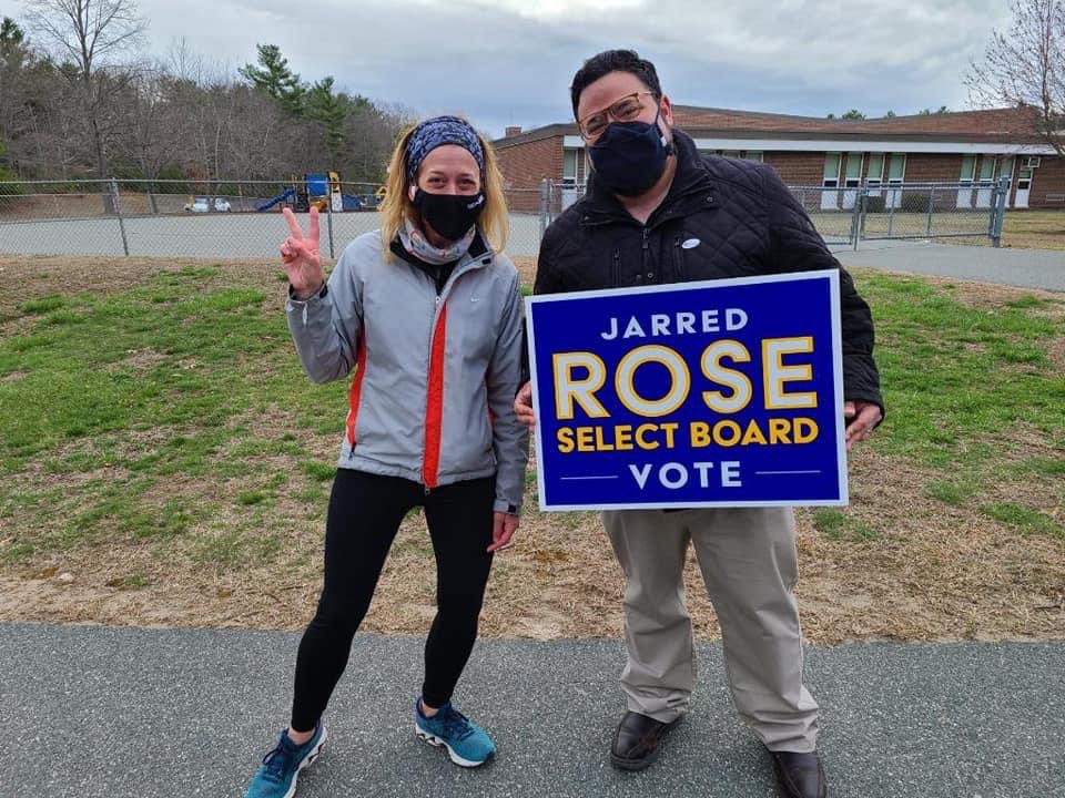 Jarred4MA's tweet photo. Incredible meeting voters today at the polls. Please get out there and cast your ballot before 8pm!
#Stoughton #LocalElections #vote https://t.co/CC6mEe1lWz
