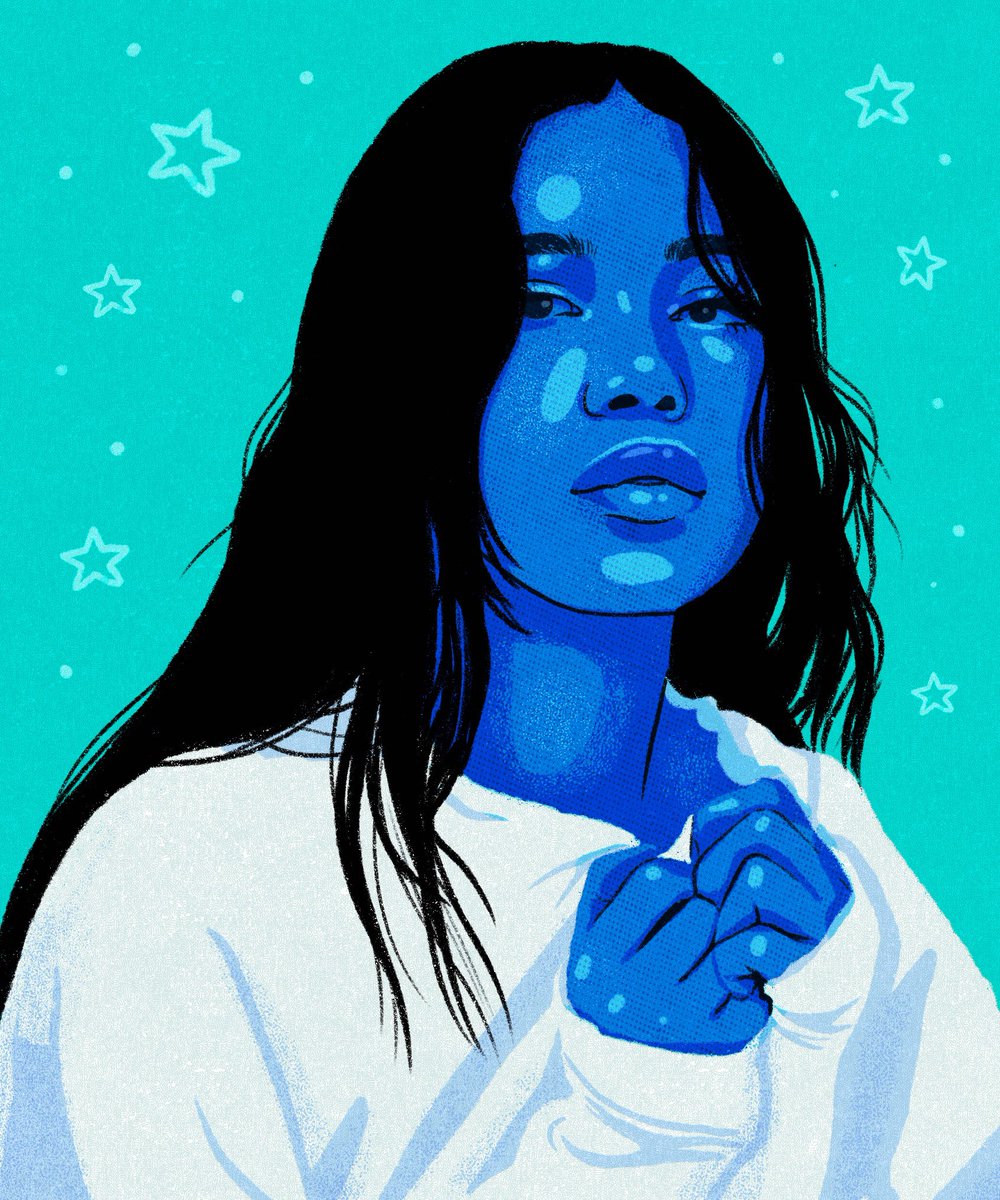 KSillustrates's tweet photo. Attempted the 3 colour challenge, thank goodness for layer modes amirite? 
😅 on my instagram I uploaded a time lapse on the post, go check it out! https://t.co/osNosOYsXs 🦋💙 https://t.co/IgIFgfCrLi