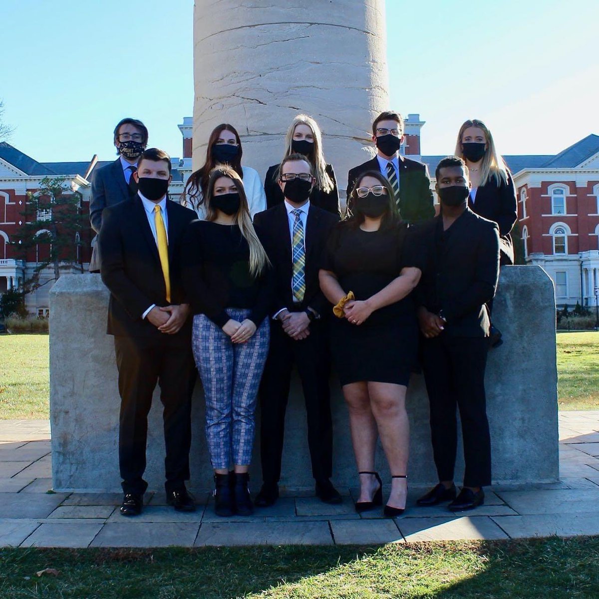 MSAPresident's tweet photo. Well @Mizzou, it’s been a ride! Today marks my final day serving in the capacity of @MSAPresident. It has been an honor and a privilege to serve our student population during one of the most challenging years in history. Thank you for the opportunity! #MoreForMizzou https://t.co/YiRcLcxK2a