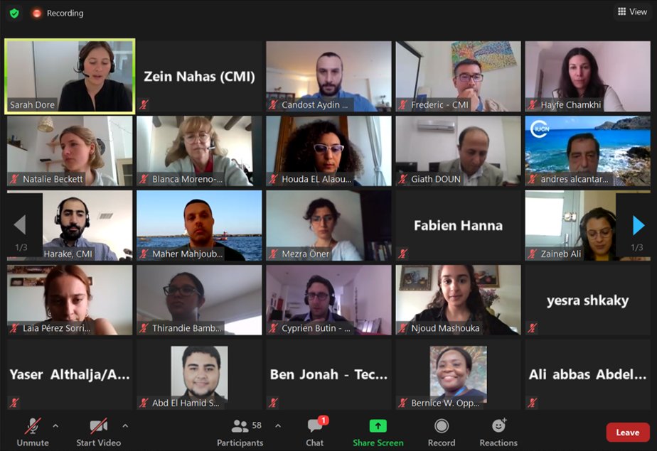 cmimarseille's tweet photo. Day 1 of CMI/ @IUCN_Med webinar is over! You've met some of our #Mediterranean Youth for #ClimateAction - #MedYCA members & got to know about their work. If you feel like joining the network, leave us a note & joins us tomorrow as well in Day 2 #IUCNGYS https://t.co/fAeKgkrHmx