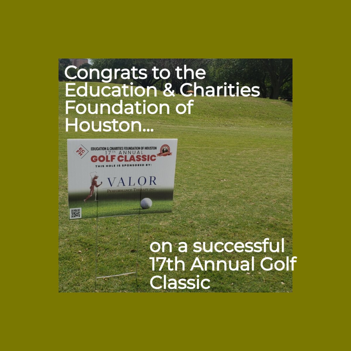 valor_pti's tweet photo. Happy to again sponsor a hole during this year’s 17th Annual Golf Classic hosted by @ecfohfoundation https://t.co/GhD2BPAJBA
