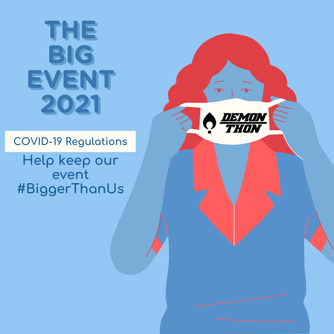 DemonTHON's tweet image. As we near our Hybrid event we want to make sure that those coming in person take the precautions to have a safe event.Participants coming in person must show a negative test result from this week or have their physical vaccination card indicating they have been fully vaccinated.