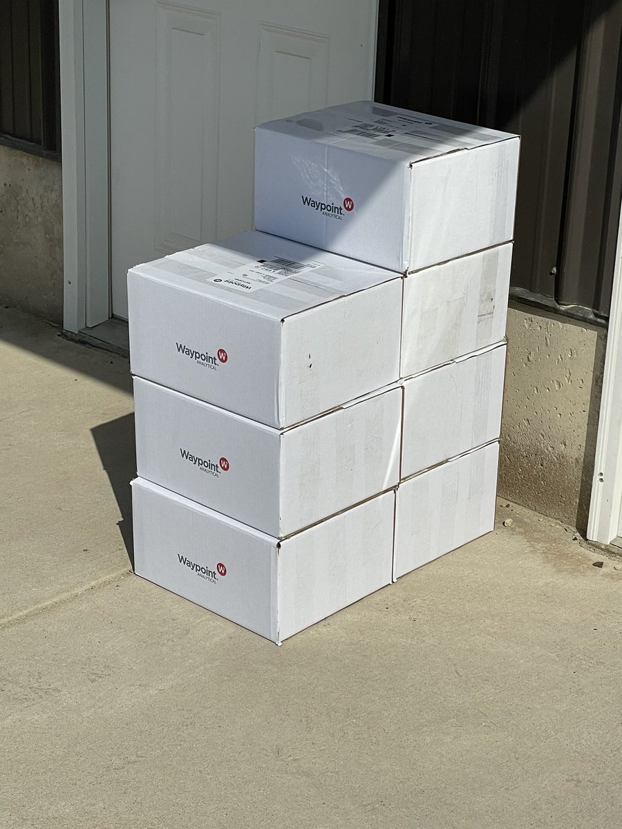 Another round of samples heading out to <a href="/wpacorp/">Waypoint Analytical</a>. As they say test don’t guess. Fertility issues have shown up substantially in the last growing season so reach out to you local soil sampling crew and get your ground tested! If you need those or any other service reach out to us.