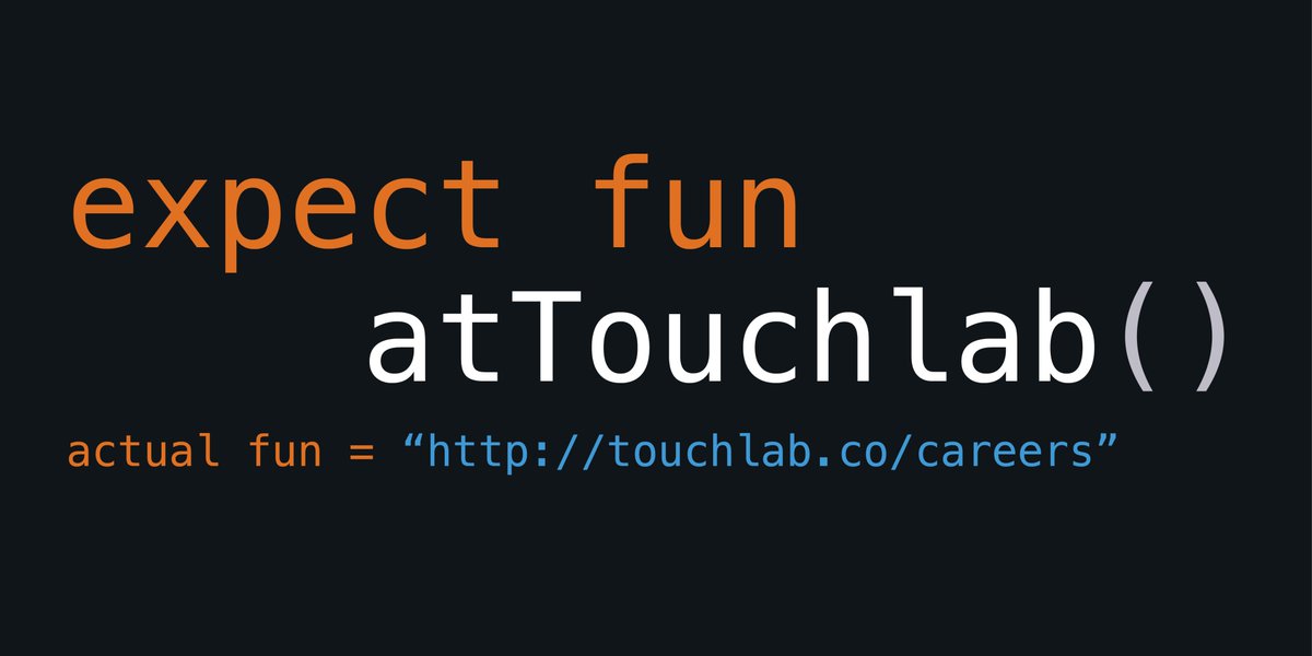 Does your organization take Kotlin Multiplatform Mobile seriously? We do, join us!
touchlab.co/careers