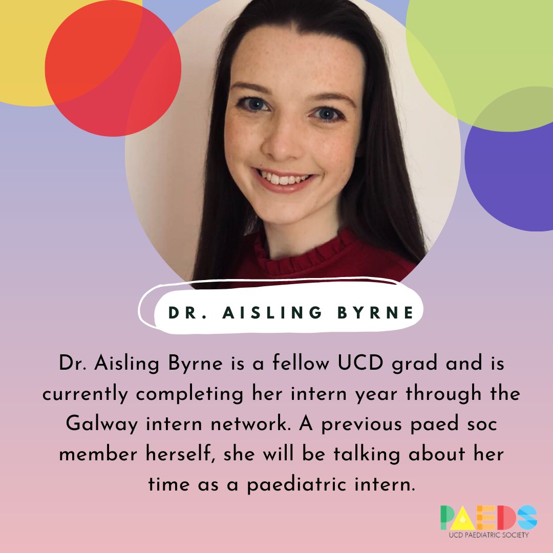 UCD Paediatric Society tweet media