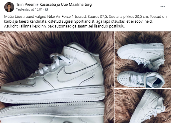 "For sale: baby shoes, never worn."