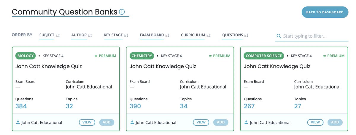 Carousel_Learn's tweet image. Carousel GOLD🔶 is now live! Bringing you:
🔶Independent Learning Mode
🔶Whole Class feedback
🔶Advanced options when setting up a quiz
🔶John Catt Knowledge Quiz Question Banks rolled out this week
Free for Early Adopters til 31st August!