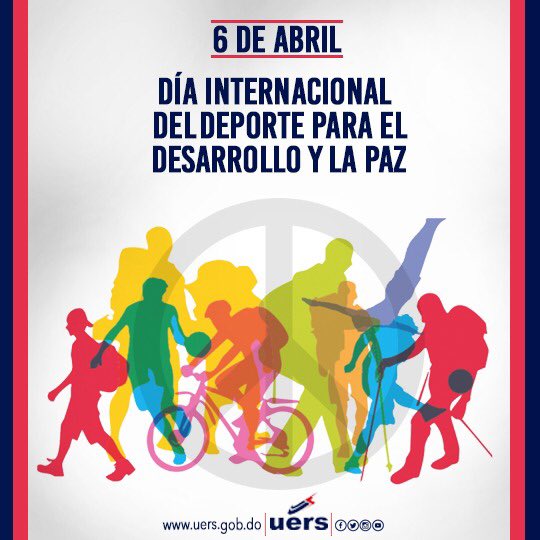 Hoy celebramos el Día internacional del Deporte para el desarrollo y la paz. El objetivo de esta fecha es concientizar acerca del papel que el deporte puede desempeñar en la promoción de los derechos humanos  y el desarrollo económico y social.
#DiaInternacionalDelDeporte