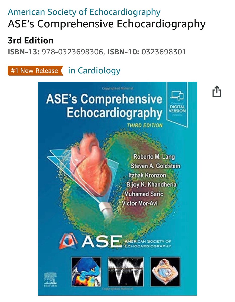 Roberto M Lang (@robertomlang) on Twitter photo The new ASE Echocardiography book is already a #1 Bestseller! It will be officially released on April 23. Thanks to all the co-editors and contributors. Don't miss it! The new ASE Echocardiography book is already a #1 Bestseller! It will be officially released on April 23. Thanks to all the co-editors and contributors. Don't miss it!
