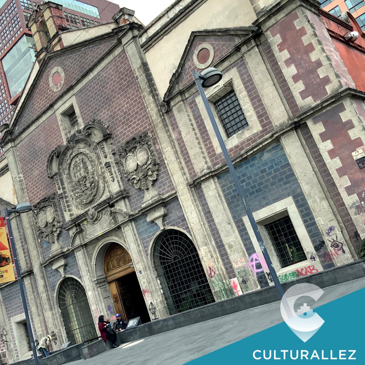 culturallez's tweet photo. Antiguo Templo de Corpus Christi ⛪️ Lugar donde se encontró en un cofre de plata el corazón del virrey Baltasar de Zúñiga ❤️⚱️ #CDMX #Historia #Turismo 
https://t.co/3WAalYaALI https://t.co/IXBkF3jAPS