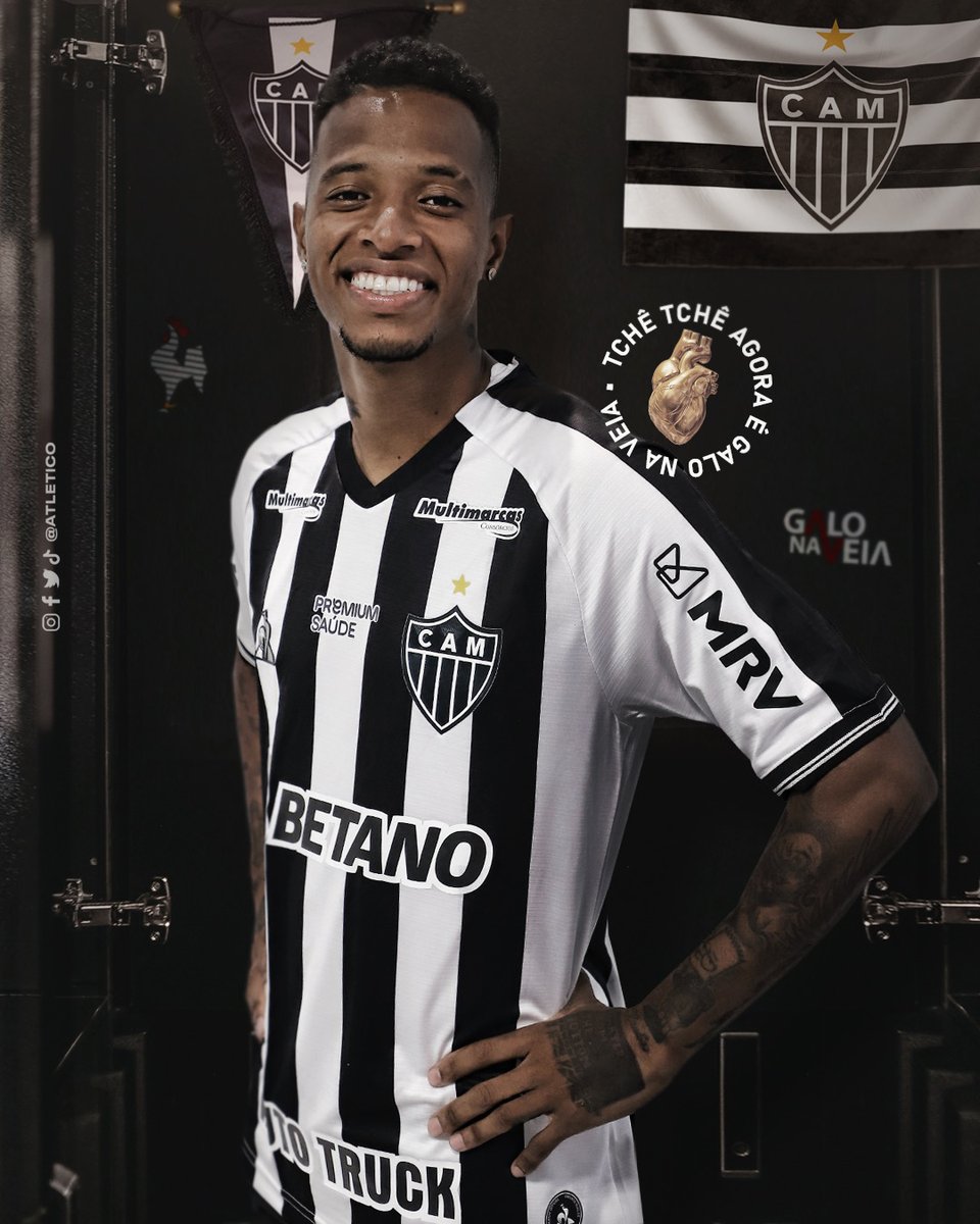 Atletico's tweet photo. 🐔 @tchetche reforça o meio-campo alvinegro. Jogador chega ao #Galo por empréstimo, até 31/05/2022: https://t.co/Ev1kS4HHHu 

#OCorreÉLouco 👊🏾🐔 https://t.co/ikM1CNPtMb