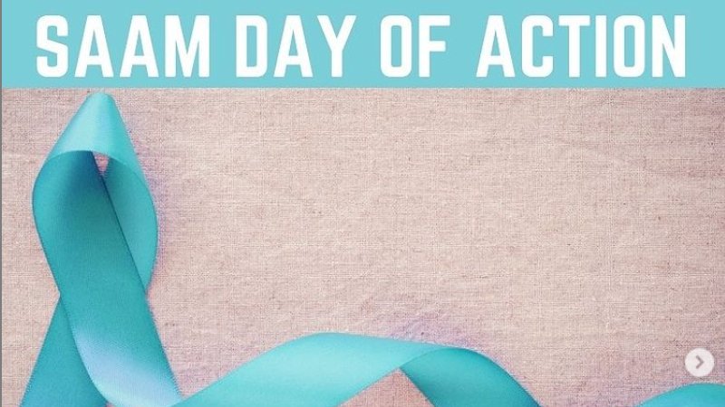 April is Sexual Assault Awareness Month, and today is SAAM Day of Action. Titans are wearing teal to show their support for sexual assault victims.
Find ZOOM backgrounds that you can use today and this month: instagram.com/p/CNLpCoXAUCe/ 
#TitansForSAAM